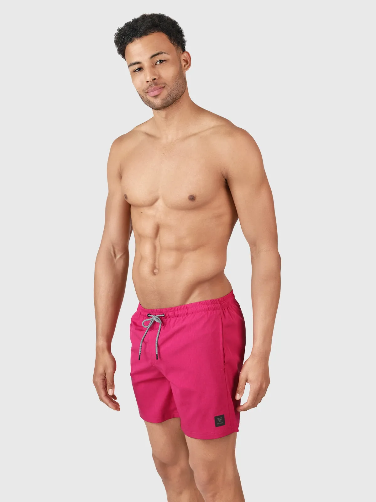 Volleyer Men Swim Shorts | Pink