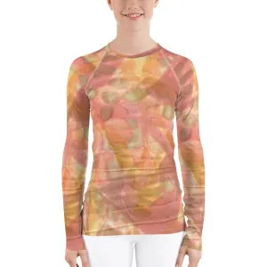 Watercolor Smudge Long Sleeve Tops