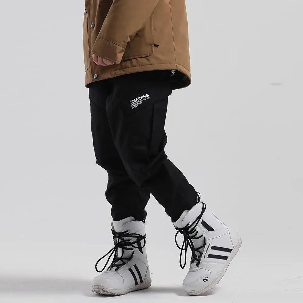 Waterproof Hip-hop Snowboard Ski Pants Slim Fit Pants for Snow Sports