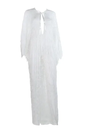 White lace Cover Up