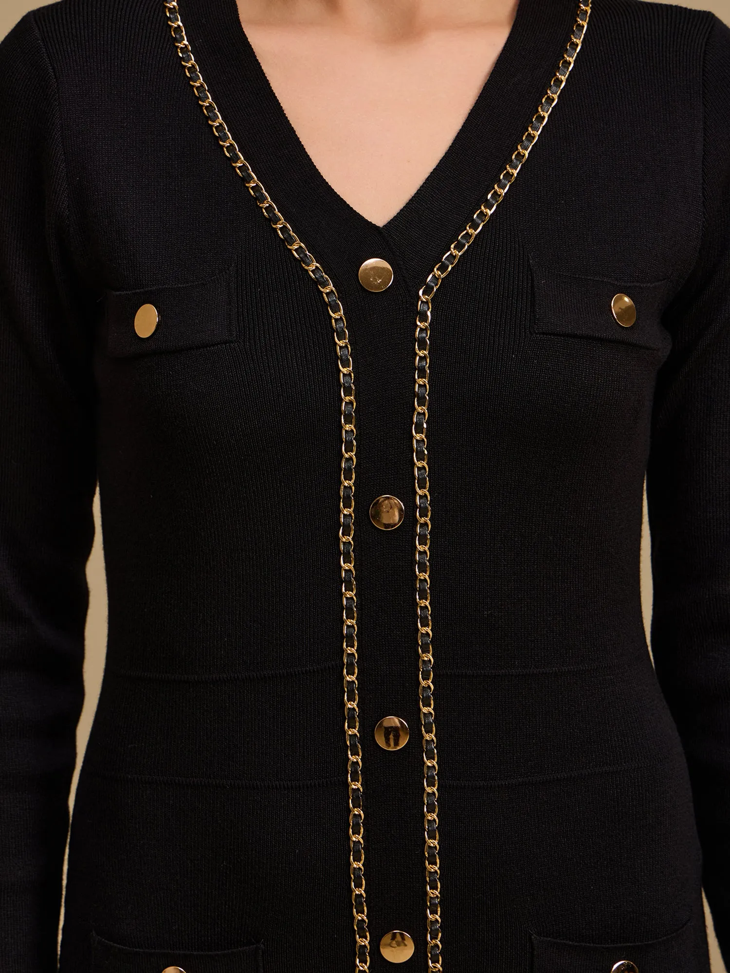Winter Knitted Midi Dress