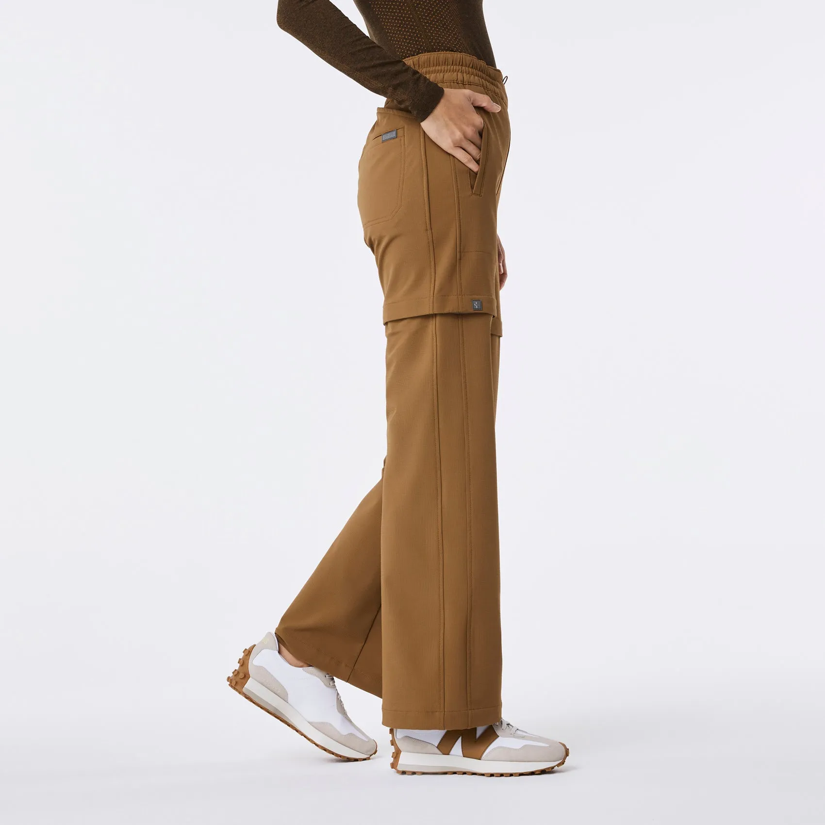 women's Earth High Waisted Indestructible Convertible - Petite Scrub Pant