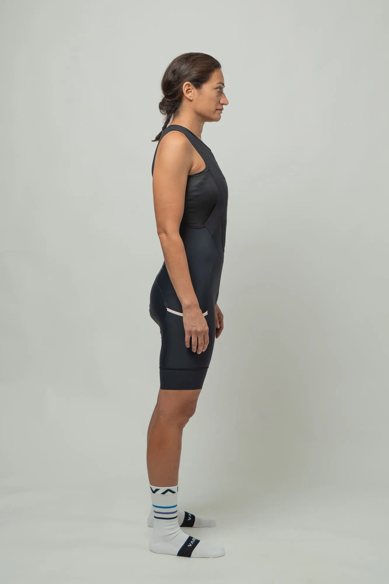 Women's Gravel Series Charter Cargo Bibs (Black)