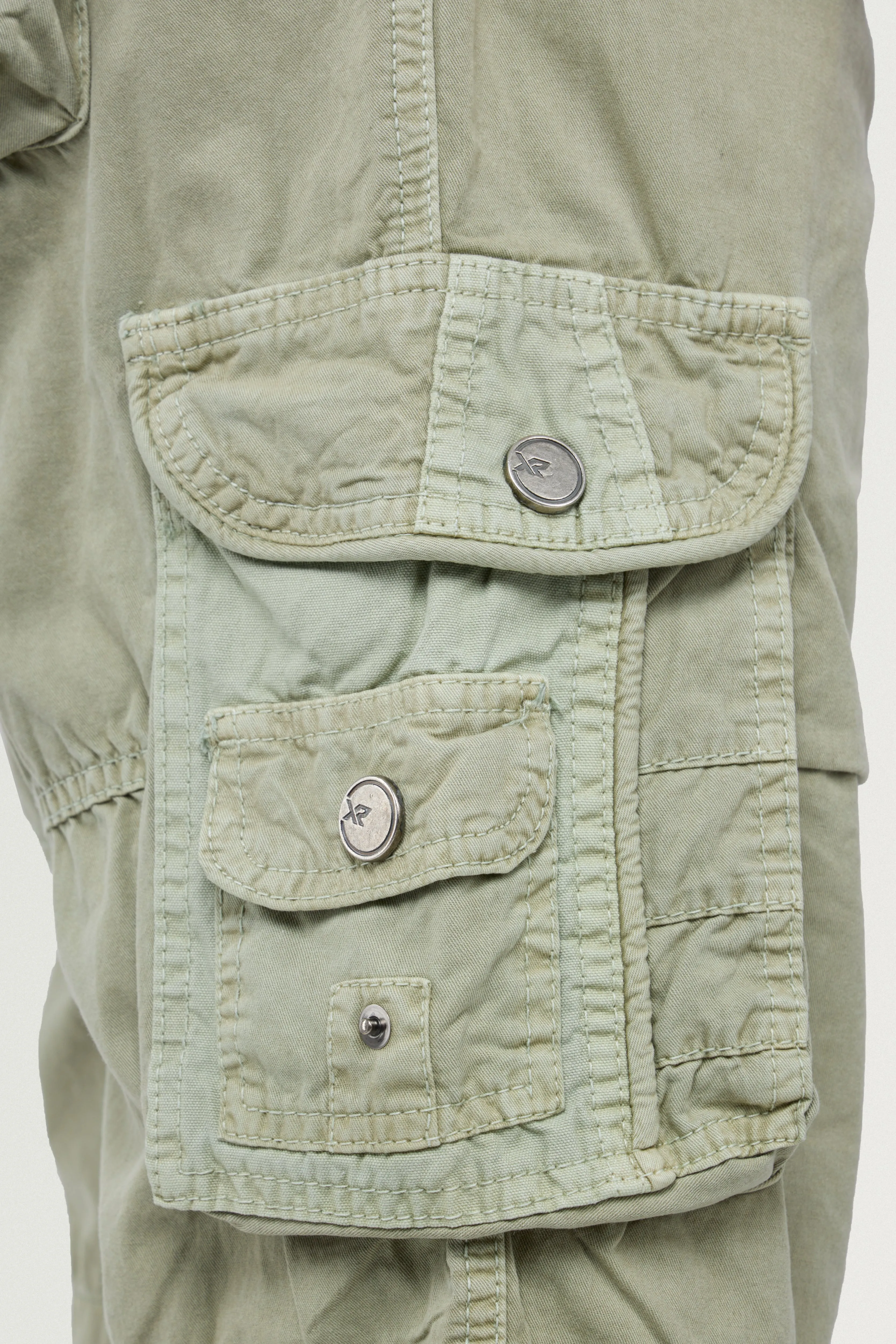 X RAY Men's 12.5" Long Cotton Cargo Shorts