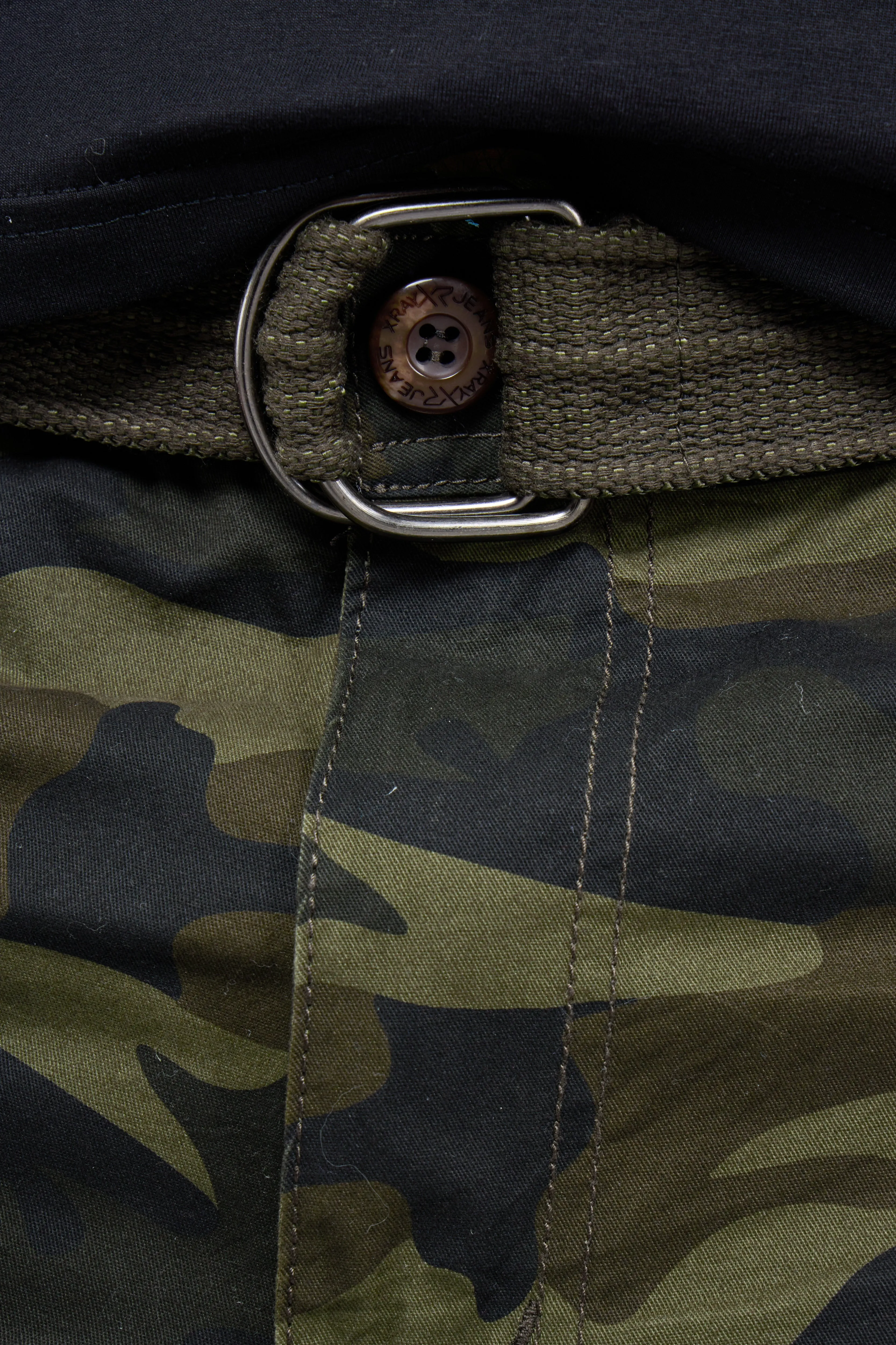 X RAY Men's 12.5" Long Cotton Cargo Shorts