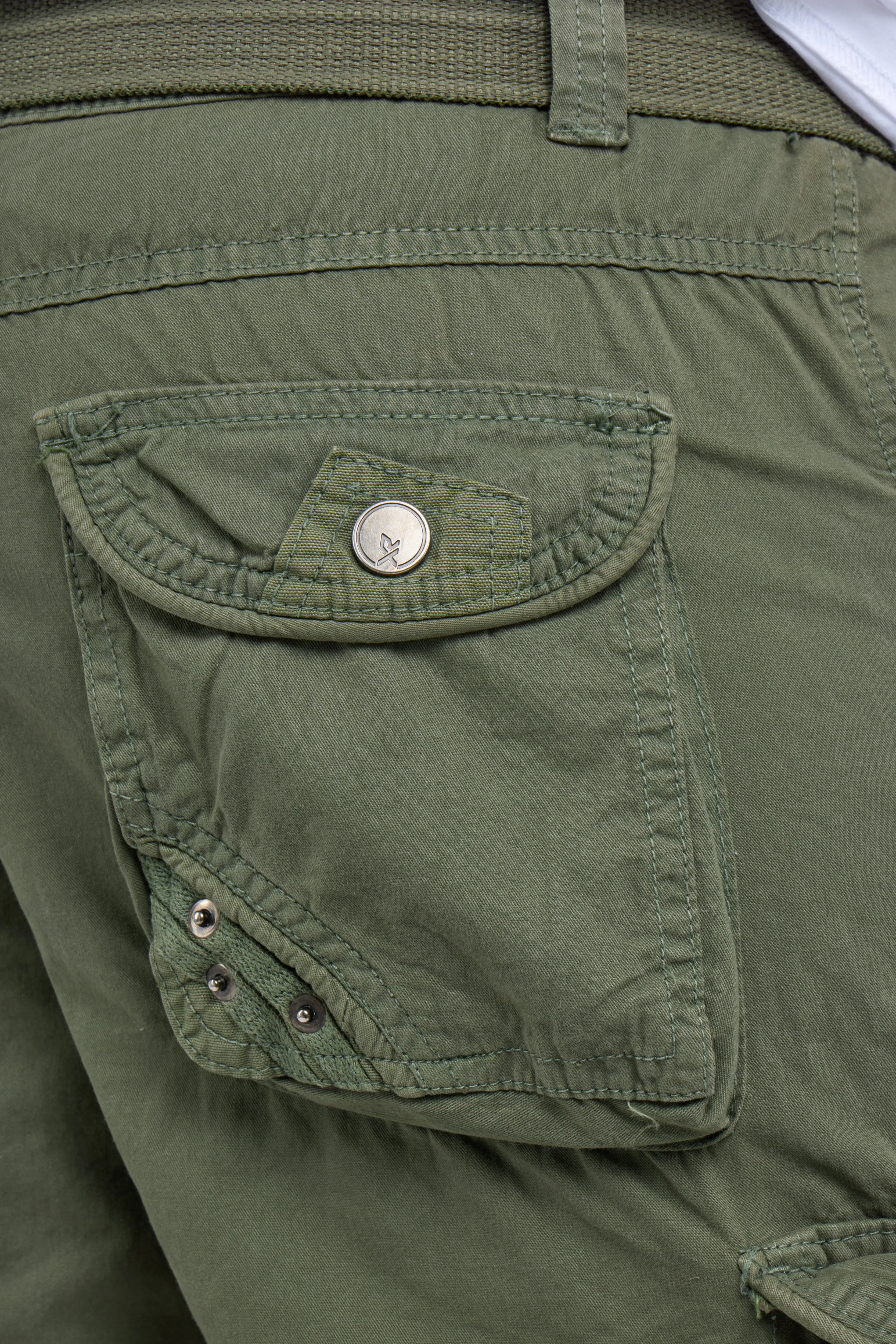X RAY Men's 12.5" Long Cotton Cargo Shorts