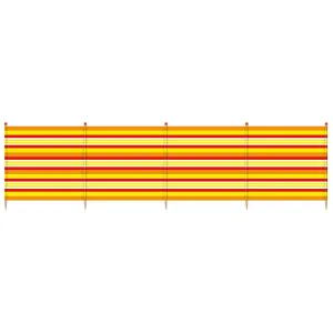 Yello 5 Pole Windbreak