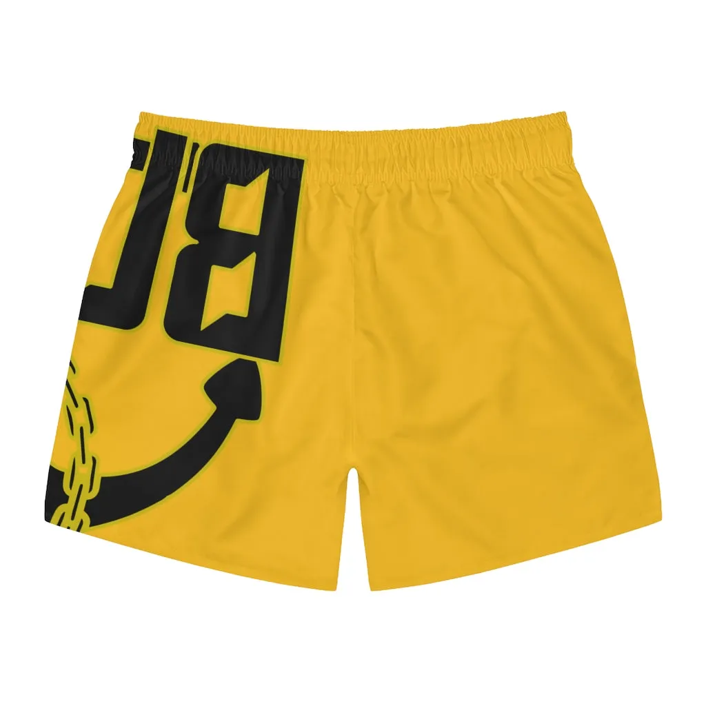 Yellow Hoochie Daddy Swim Trunks