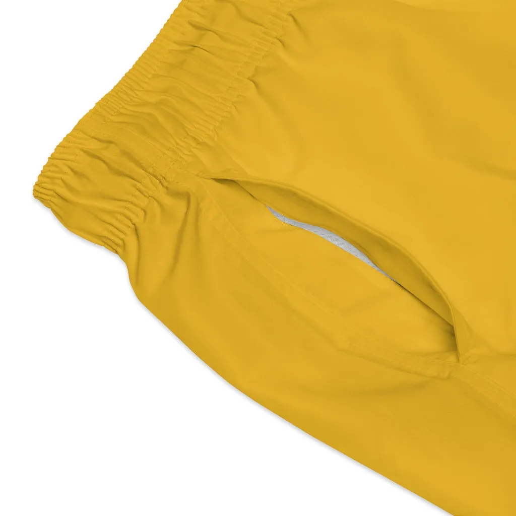 Yellow Hoochie Daddy Swim Trunks