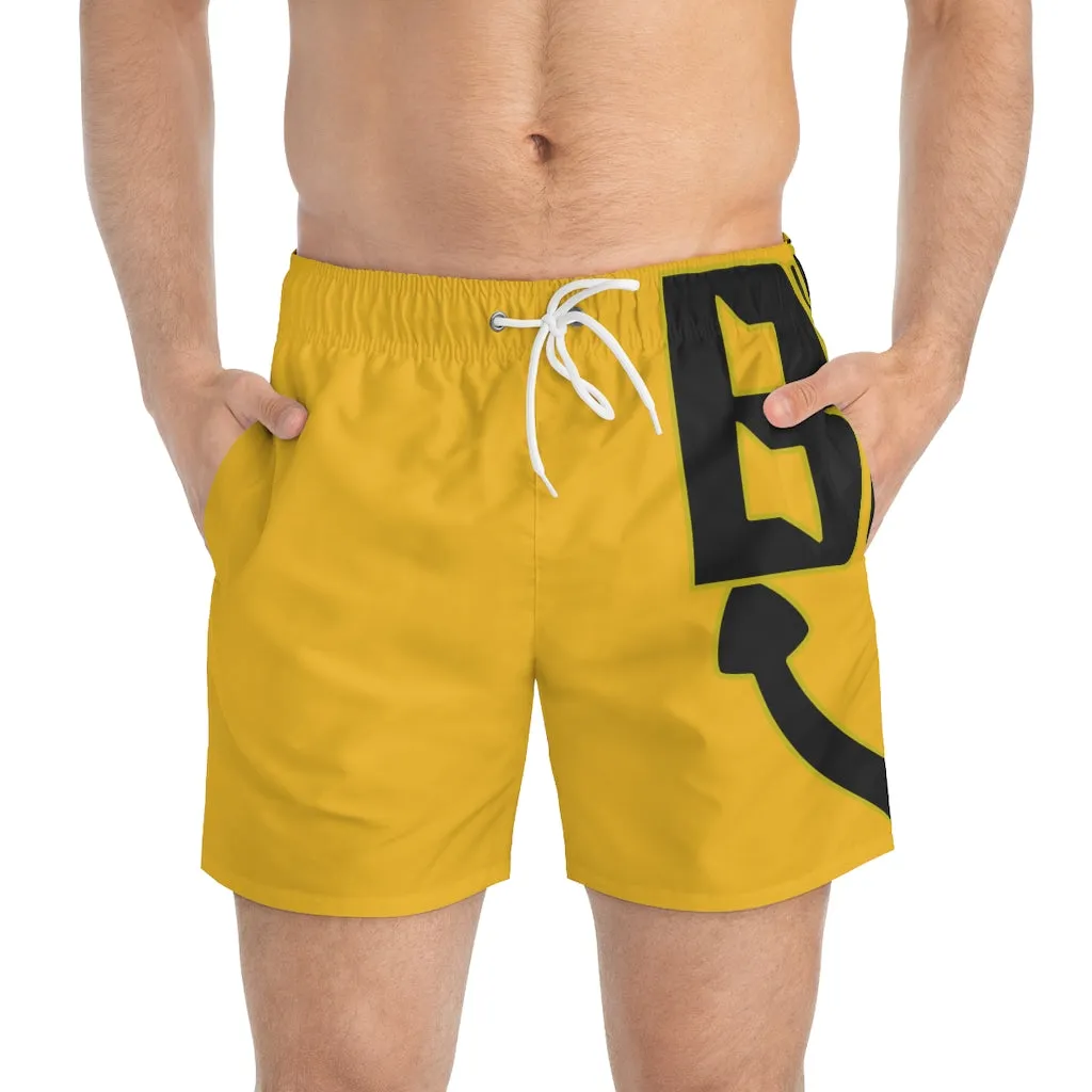 Yellow Hoochie Daddy Swim Trunks
